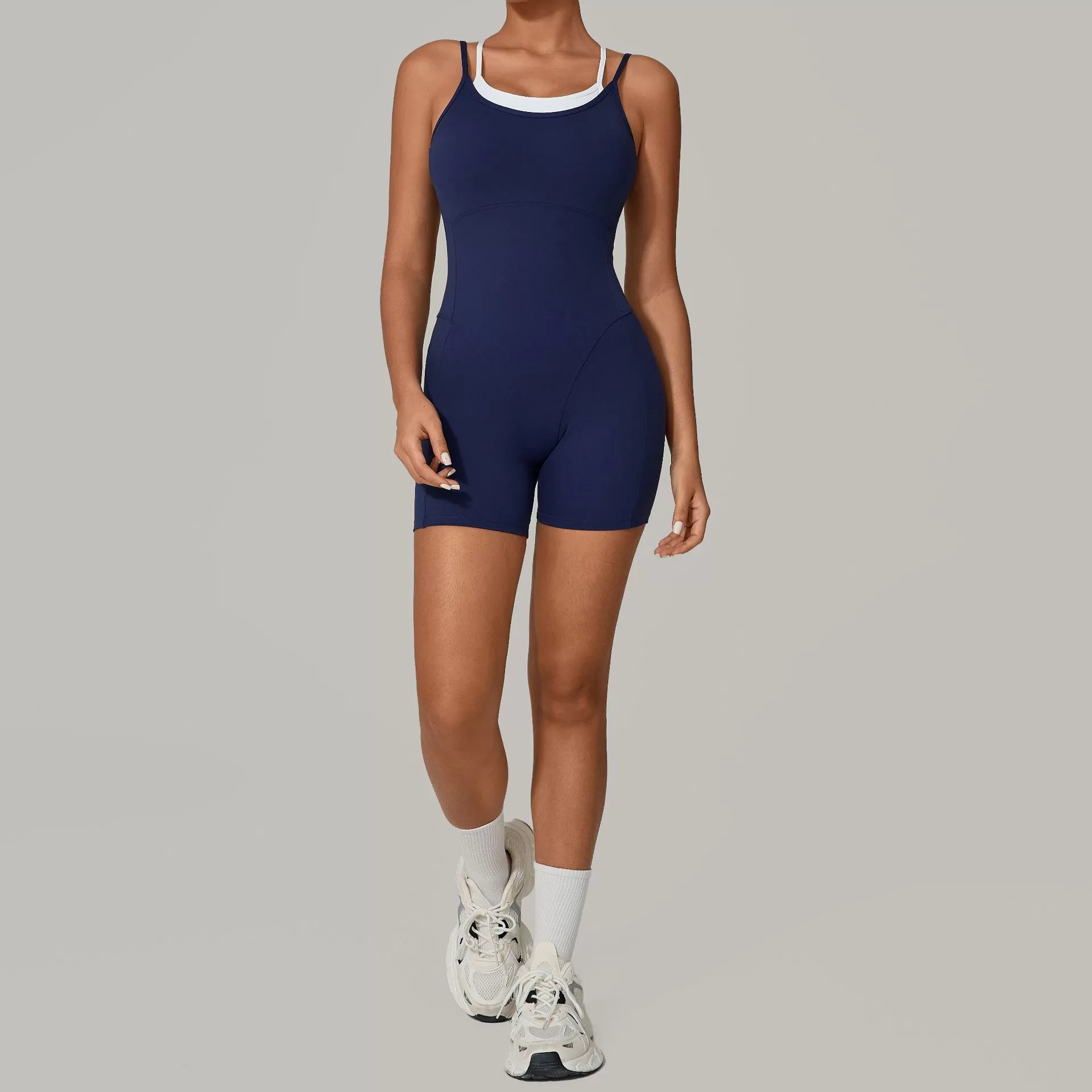 Women's Activewear One Piece Yoga Jumpsuit for Workouts FGB0627