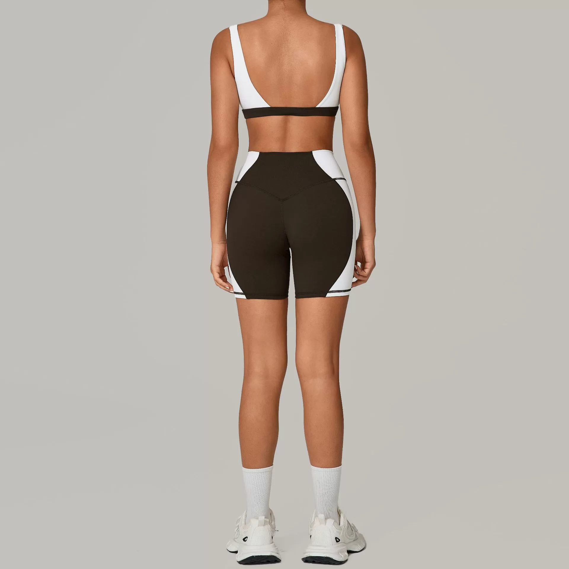 Women Quick Dry Breathable Sports Bra and Shorts 2 Pieces Gym Fitness Yoga Sets FGB2236+81987