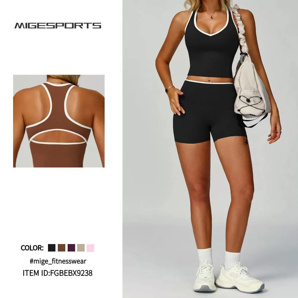 Yoga Clothes Running Tank Top Gym Activewear Singlets FGBEBX9238