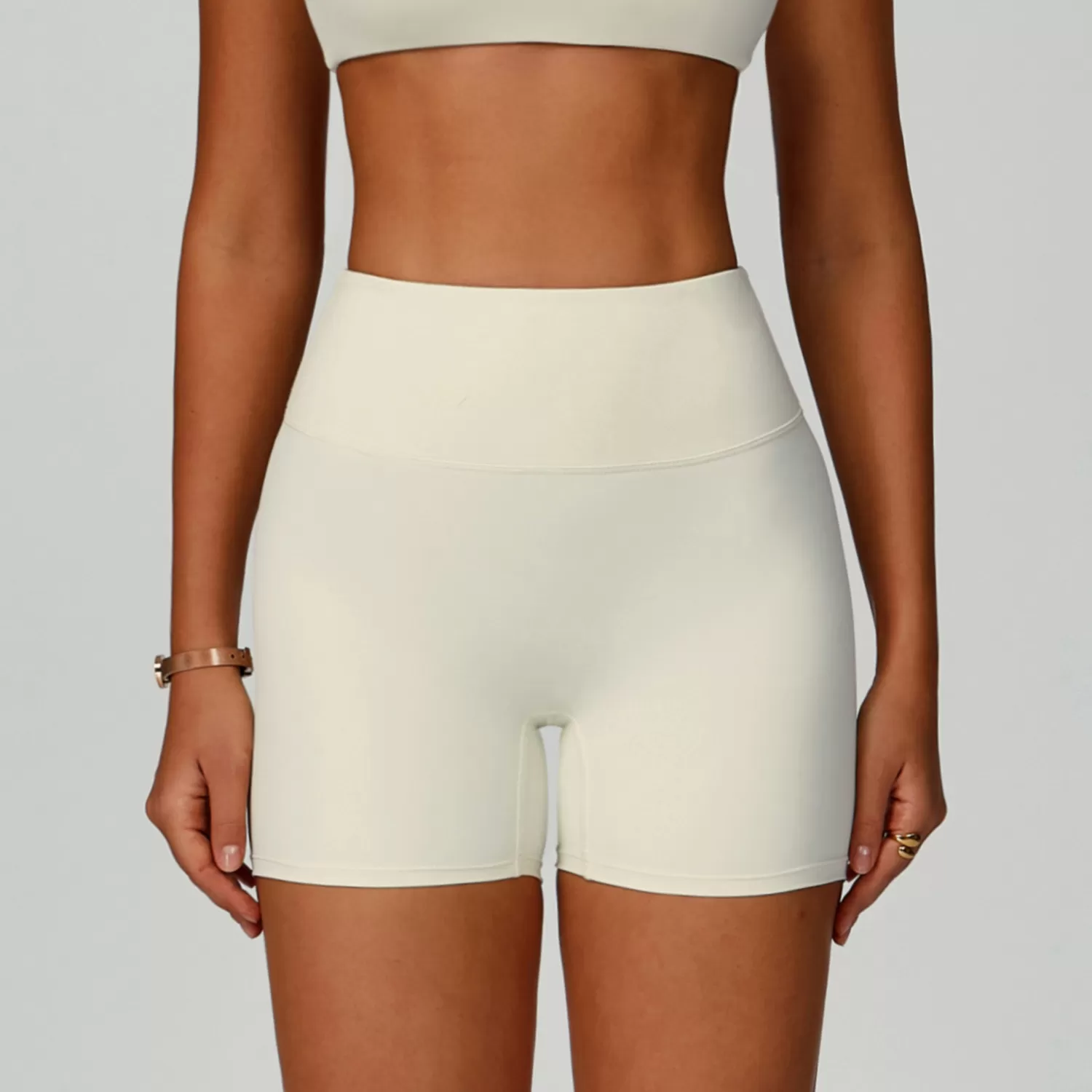 Quick Drying Yoga Wear High-Waist and Nude Feeling Workout Shorts  FGBEDK2029