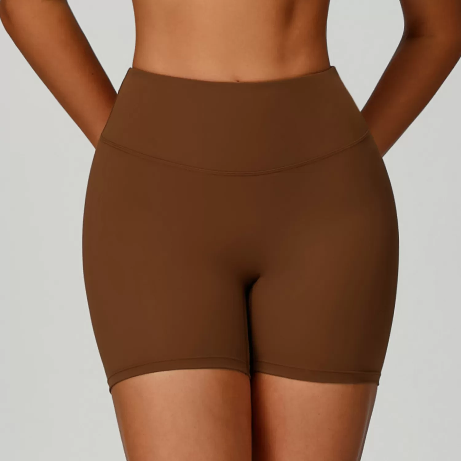 Quick Drying Yoga Wear High-Waist and Nude Feeling Workout Shorts  FGBEDK2029