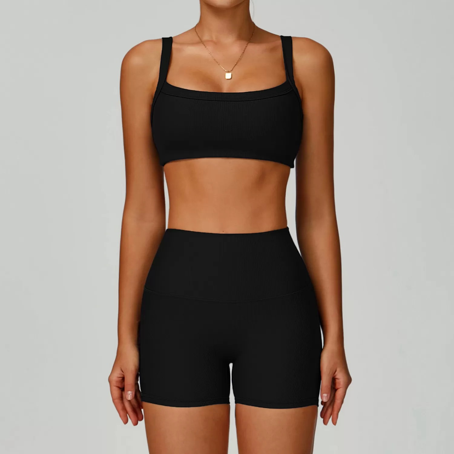 Yoga Suits Casual Fitness Women Fashion Solid Color Sport Yoga Sets FGBTZ3093