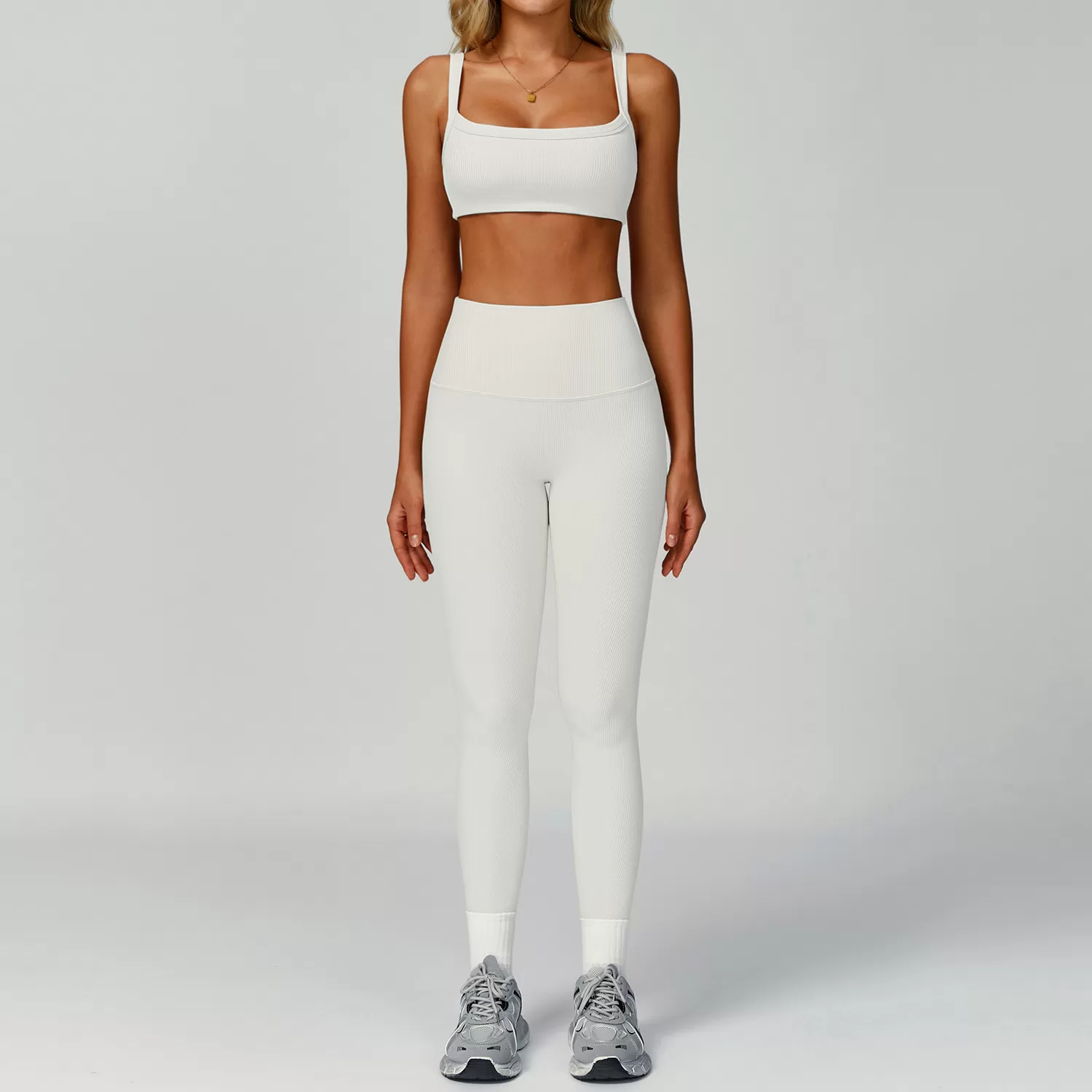 Yoga Suits Casual Fitness Women Fashion Solid Color Sport Yoga Sets FGBTZ3093