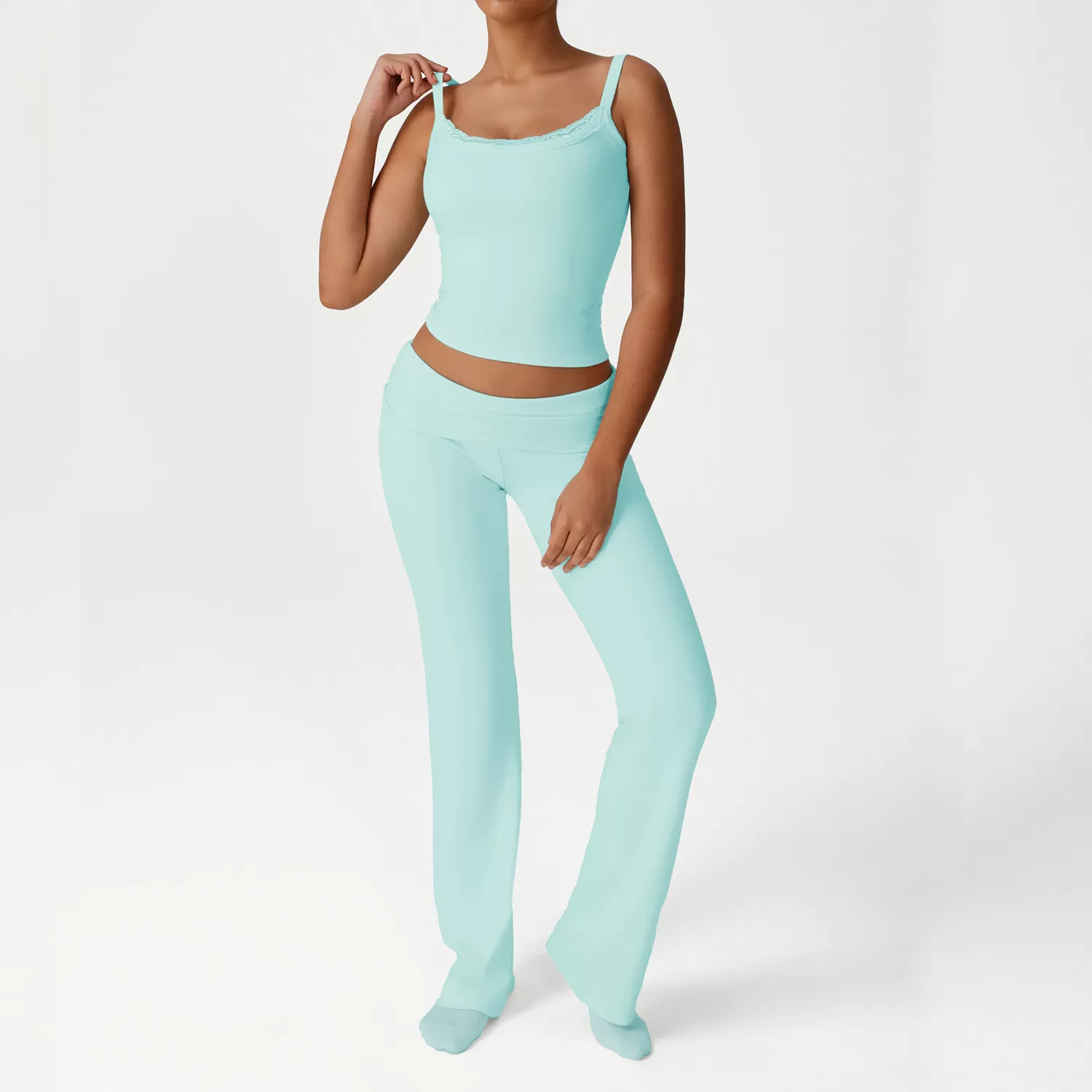 Naked Feeling Workout Suits Fitness Yoga Wear 3 Piece Sports Set FGBSM2537