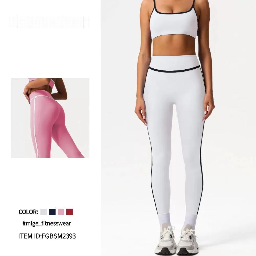 Hip Line Legging Design Running Fitness Gym Fitness Women Yoga Leggings FGBSM2393