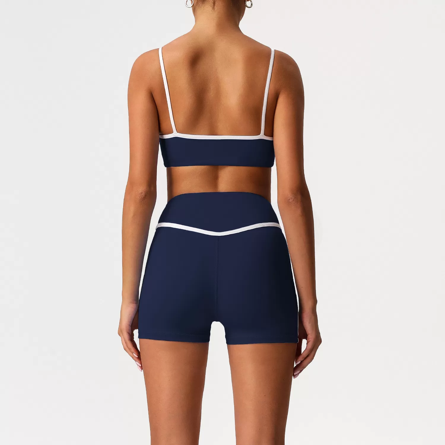 Navy bra+shorts