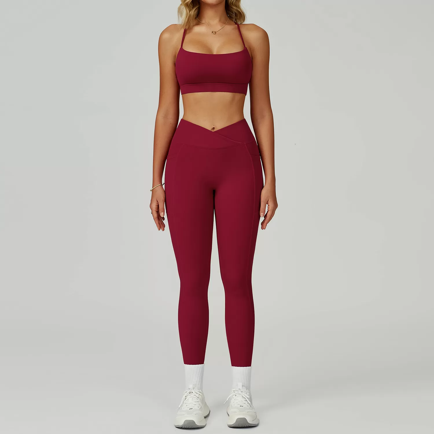 Cherry Red bra+leggings