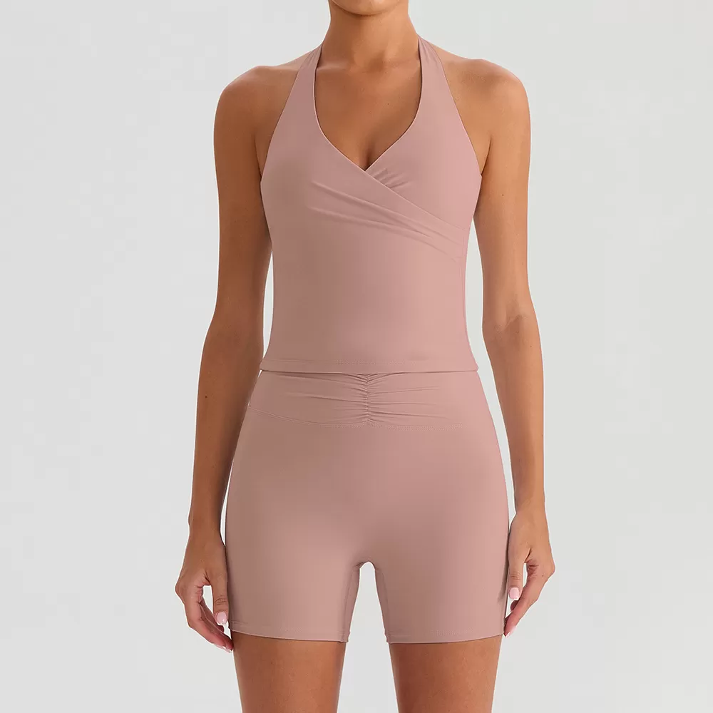 Pink singlet+shorts