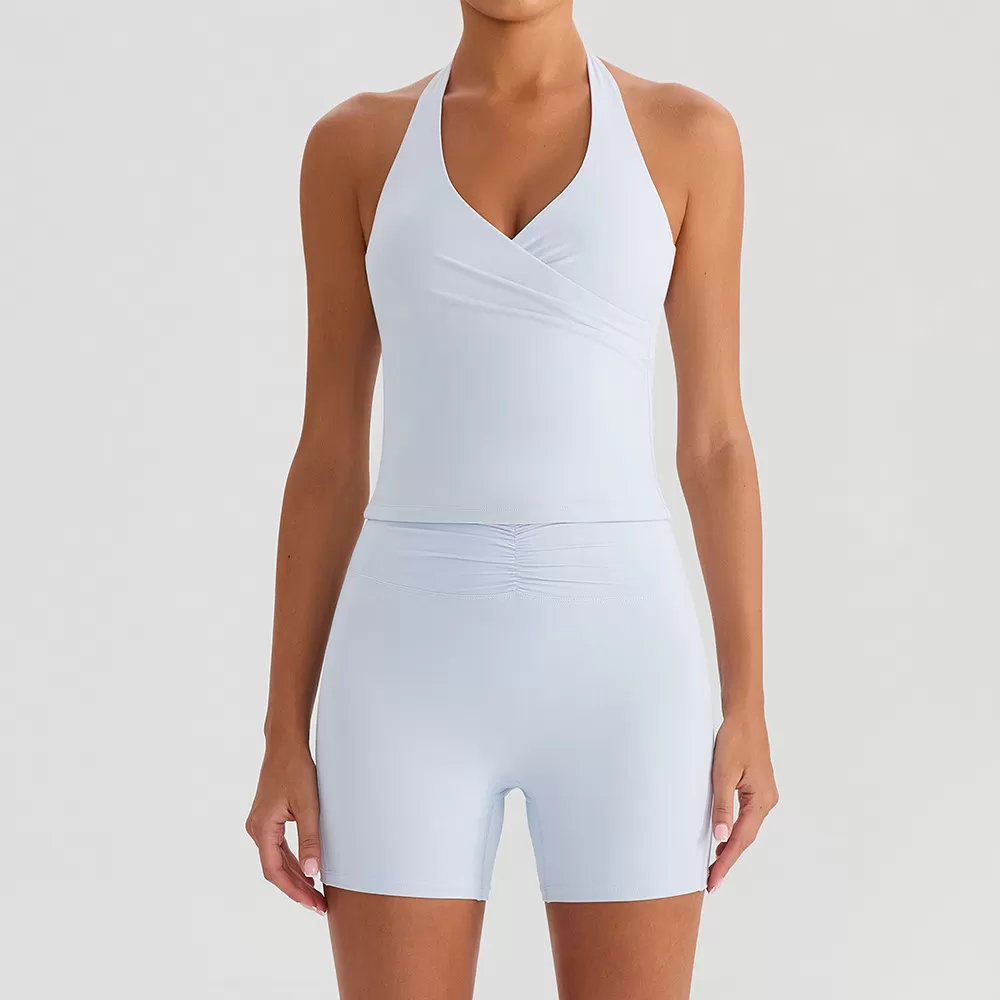 Light Blue singlet+shorts