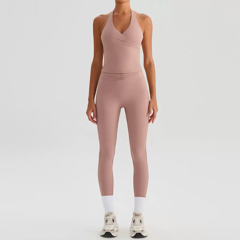 Pink singlet+leggings