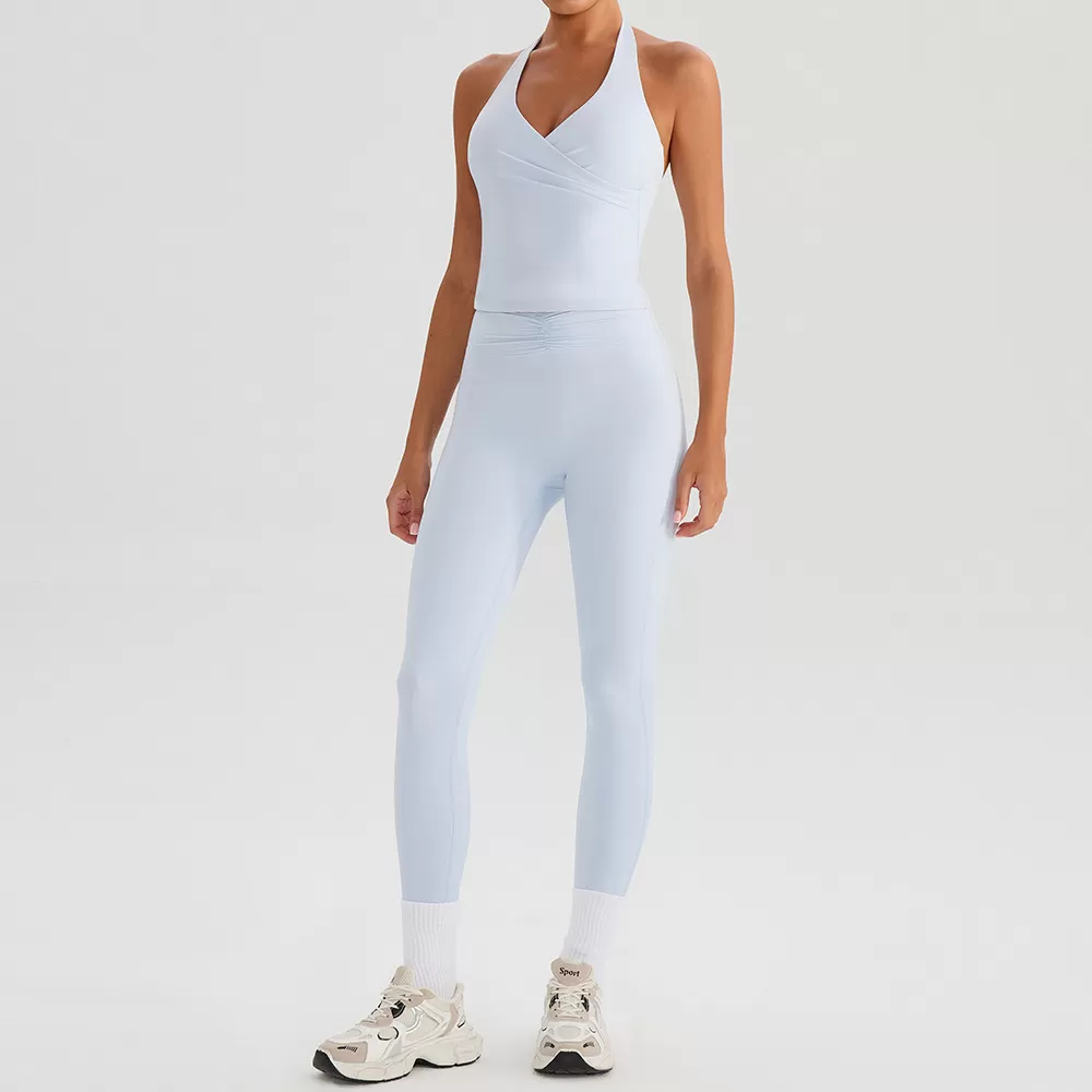Light Blue singlet+leggings