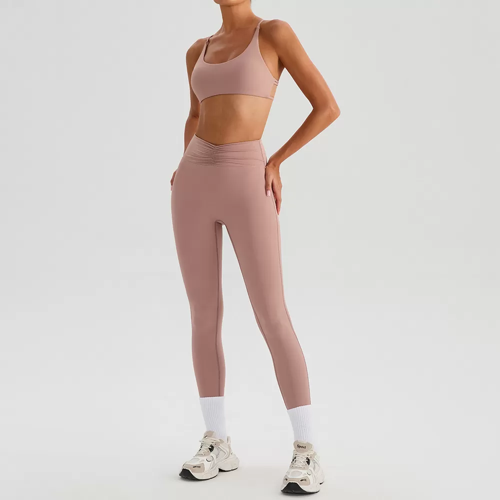 Pink bra+leggings