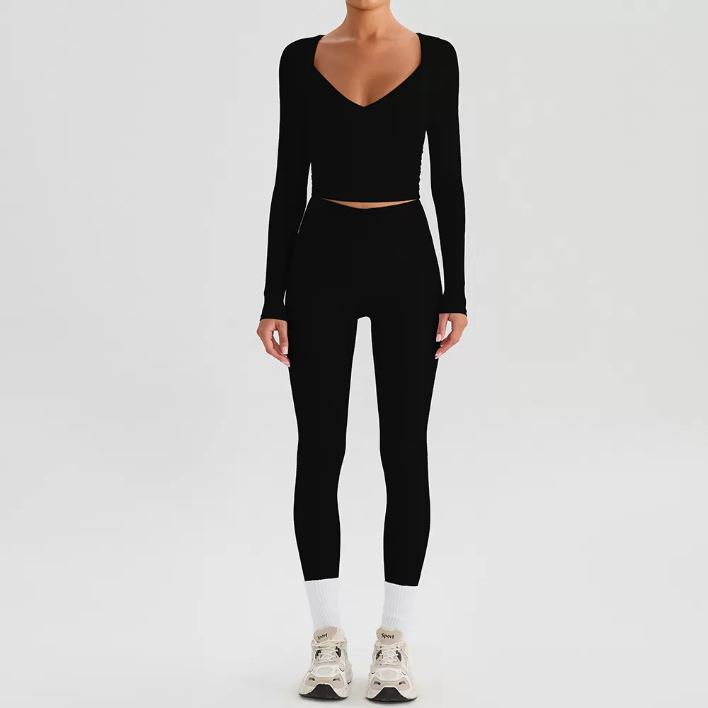 Black long sleeves+leggings