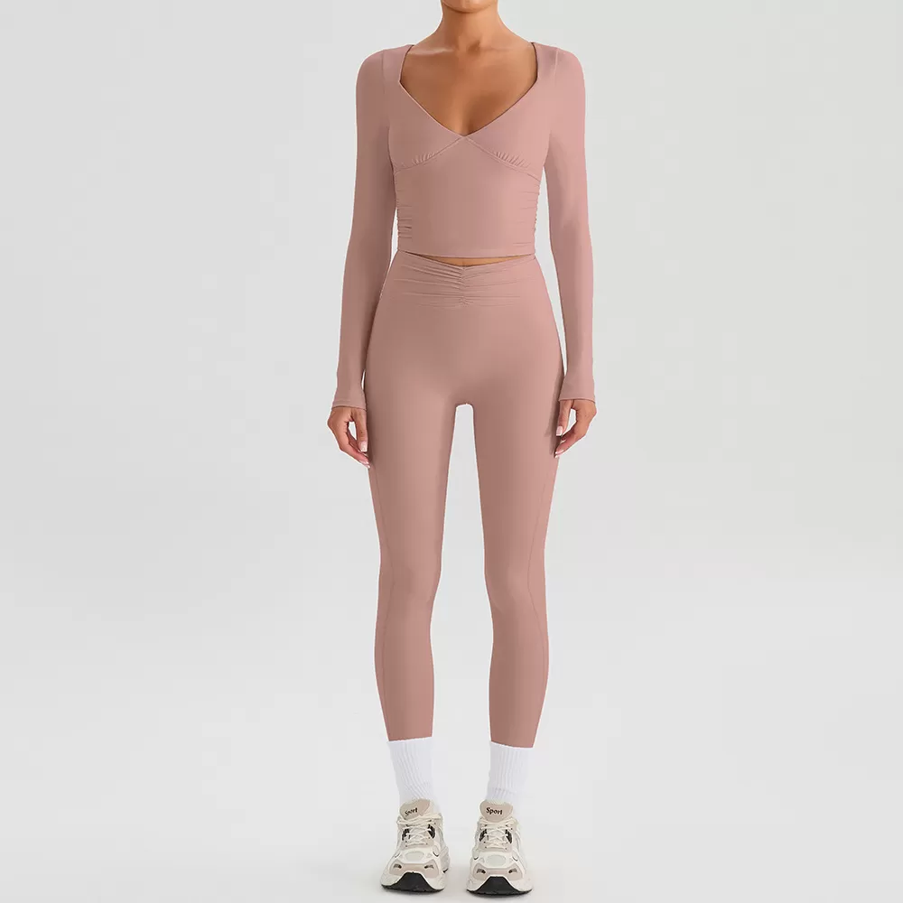 Pink long sleeves+leggings