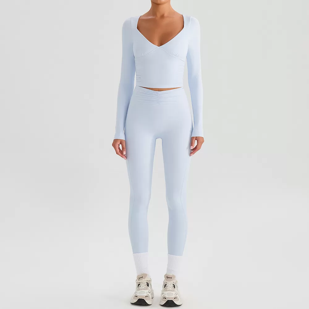 Light Blue long sleeves+leggings