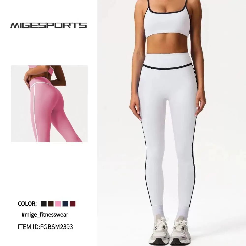 Hip Line Legging Design Running Fitness Gym Fitness Women Yoga Leggings FGBSM2393