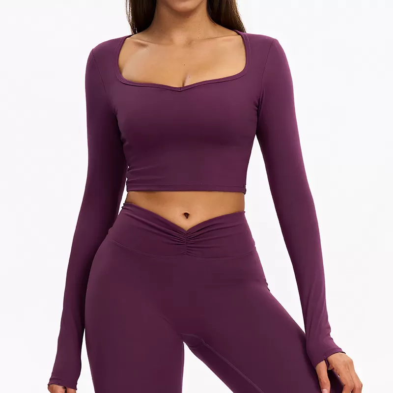 Purple long sleeves