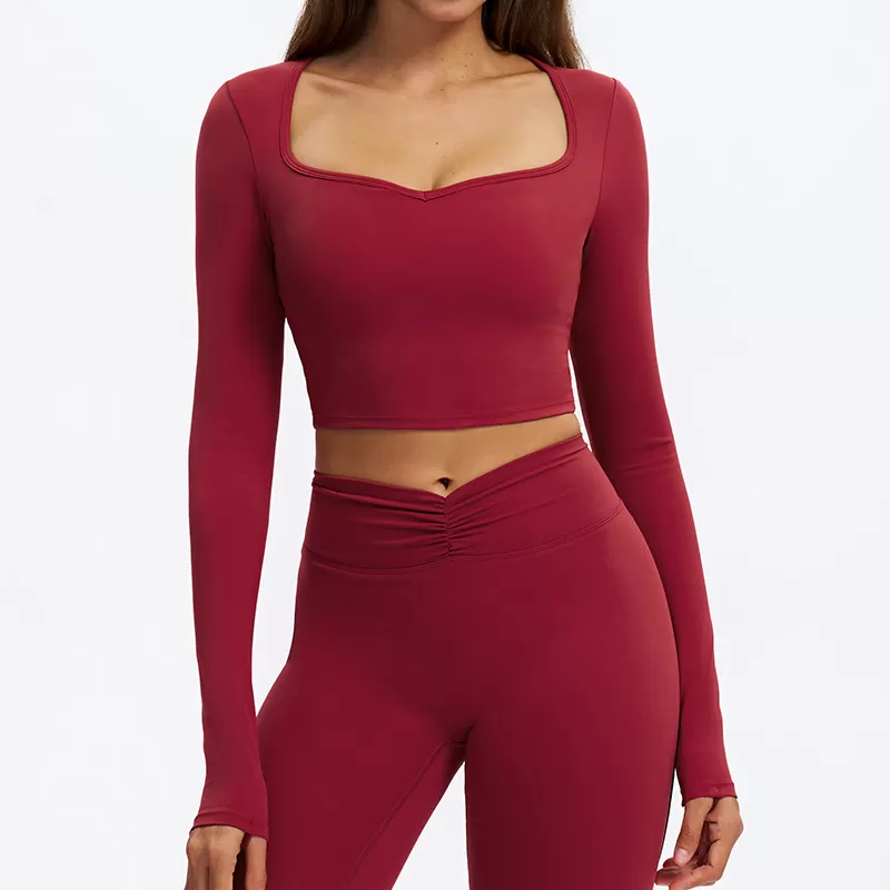 Red long sleeves