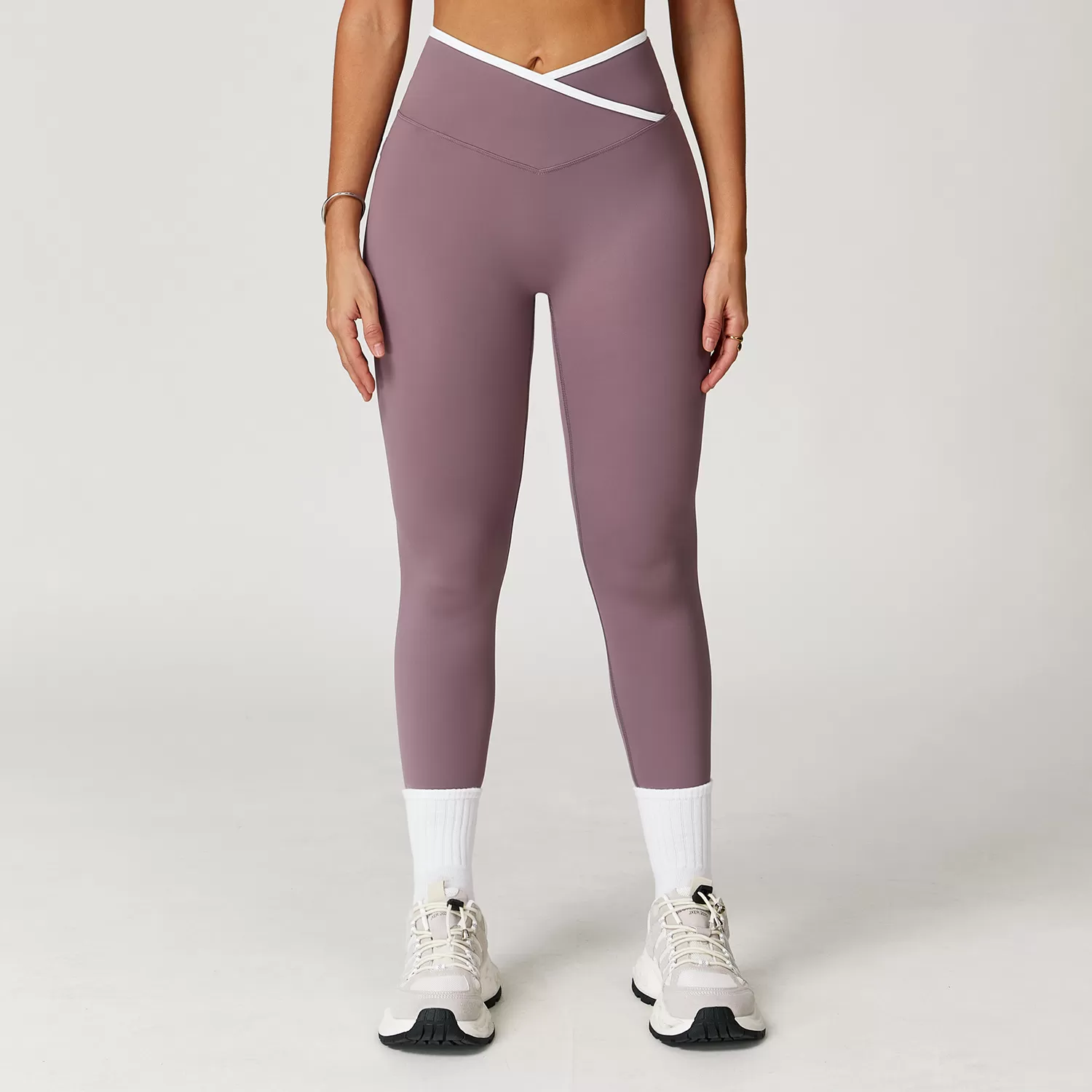 Purple leggings