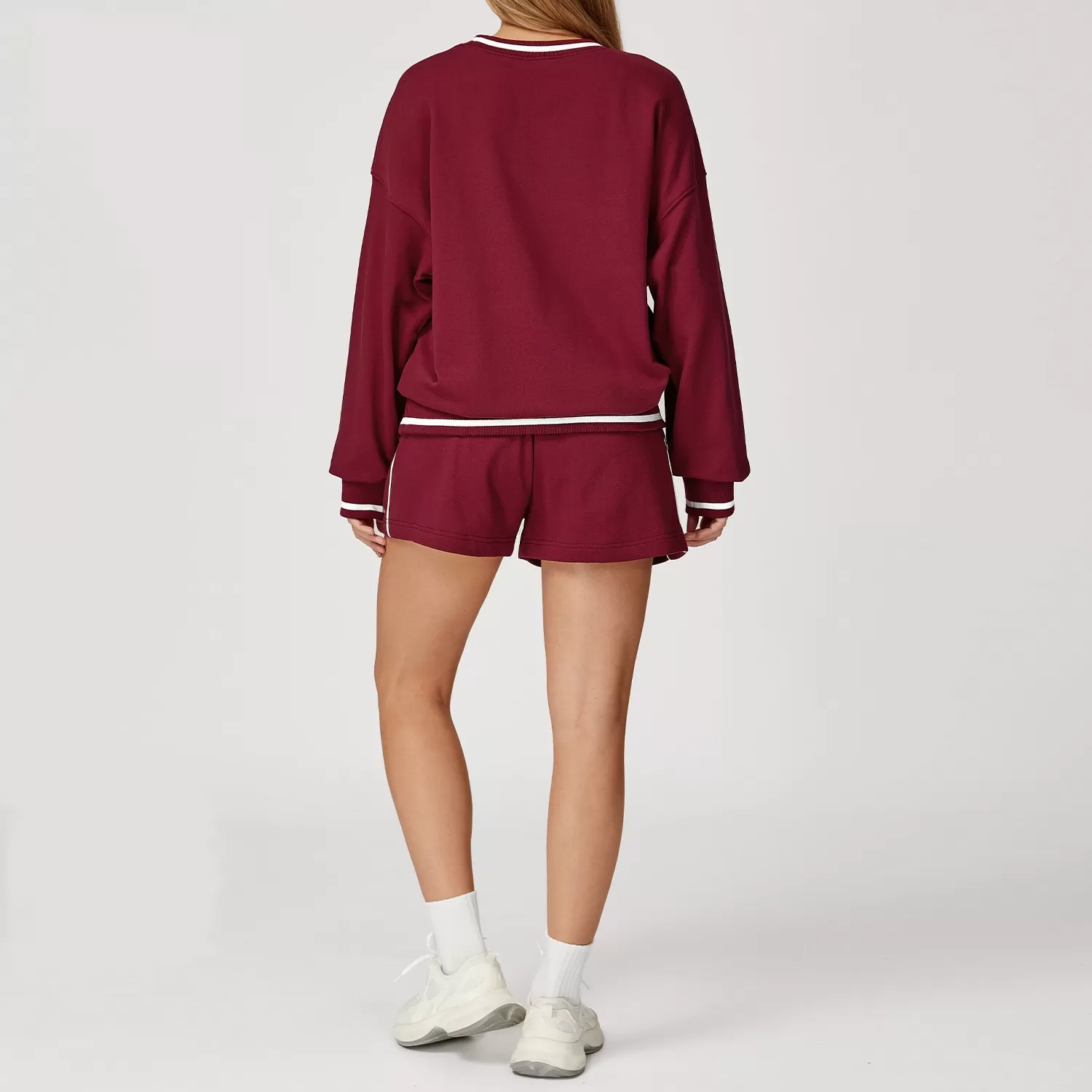 Fitness & Yoga Wear  Suit Long Sleeve Gym Jogger Sweatpants Sweatshirt Clothing Yoga Sports  Sets FGBTZ7028