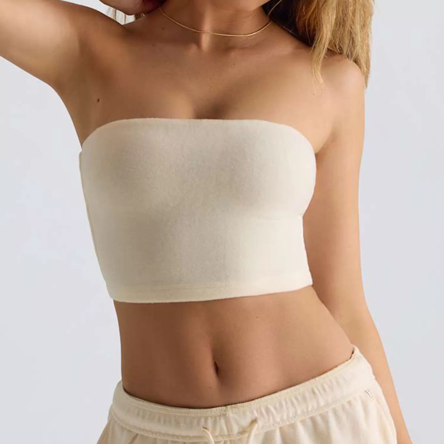 Women Yoga Vest LightweightTube Top Tight Sports Running Fitness Vest FGB6011-2