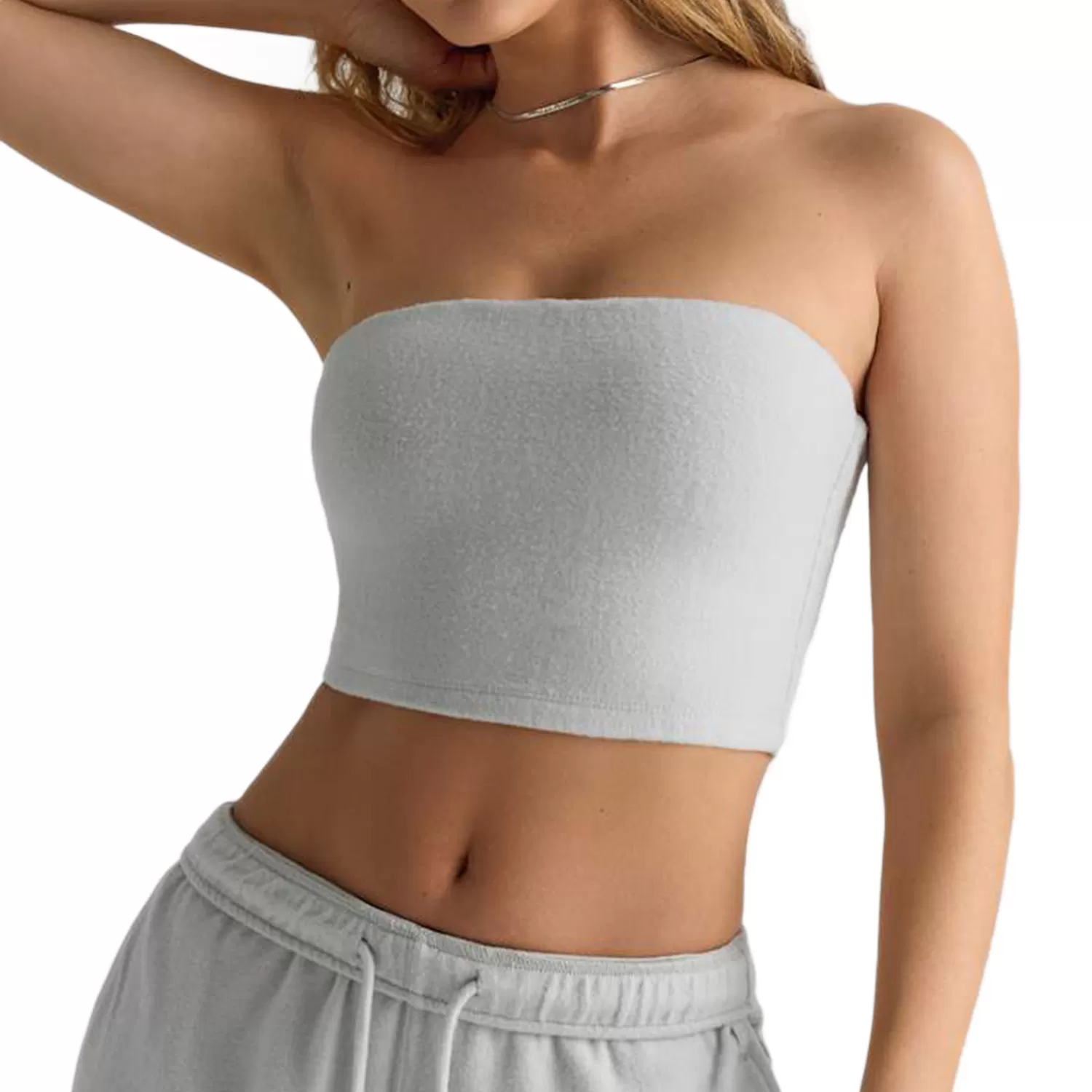 Women Yoga Vest LightweightTube Top Tight Sports Running Fitness Vest FGB6011-2