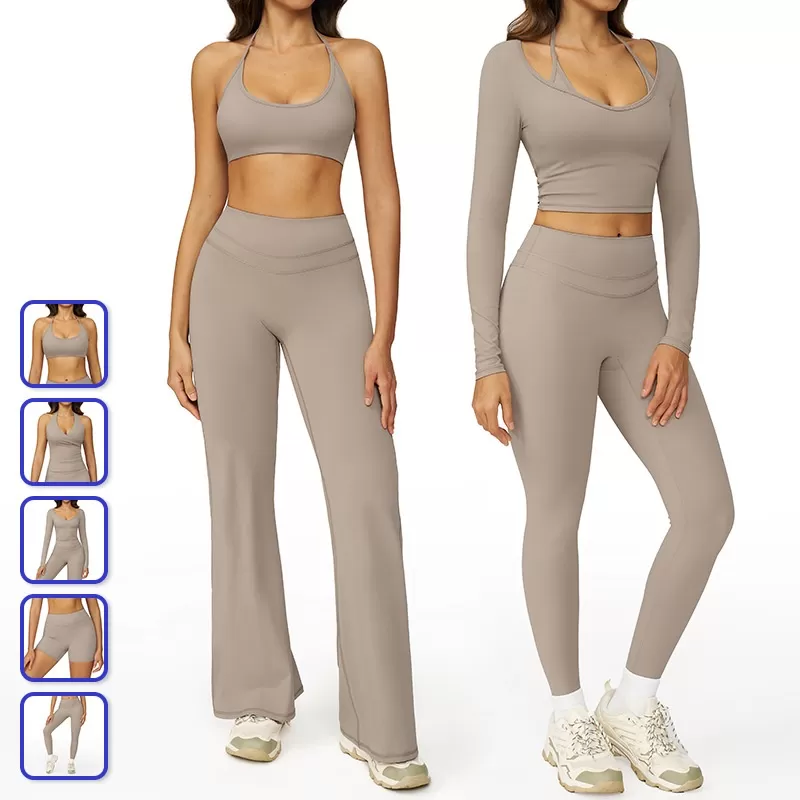New Women's Sports Bra Shorts Sets Fitness Exercise Yoga Sets Fitness Clothing Women FGBYZ3109