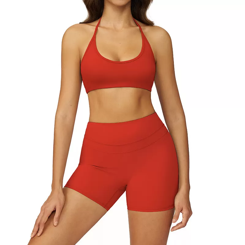 New Women's Sports Bra Shorts Sets Fitness Exercise Yoga Sets Fitness Clothing Women FGBYZ3109