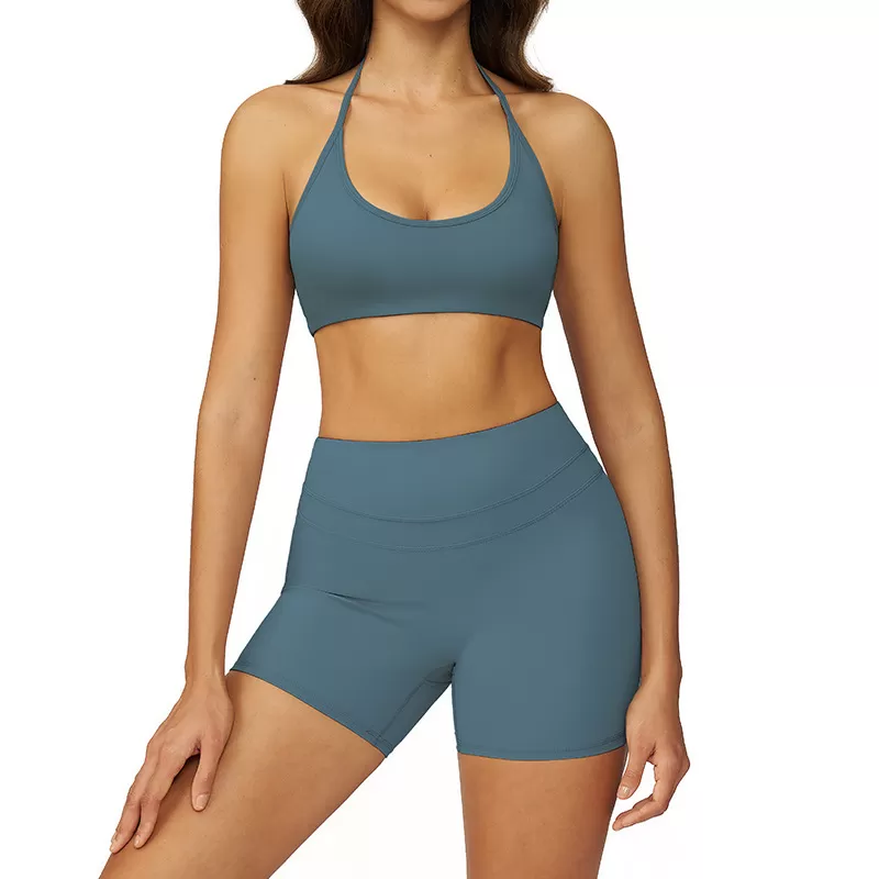 New Women's Sports Bra Shorts Sets Fitness Exercise Yoga Sets Fitness Clothing Women FGBYZ3109