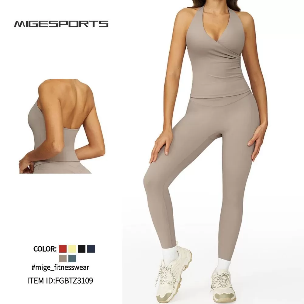 Sports Fitness Yoga Sets Quick-drying Yoga Sports Set Durable Yoga Fitness Set FGBTZ3109