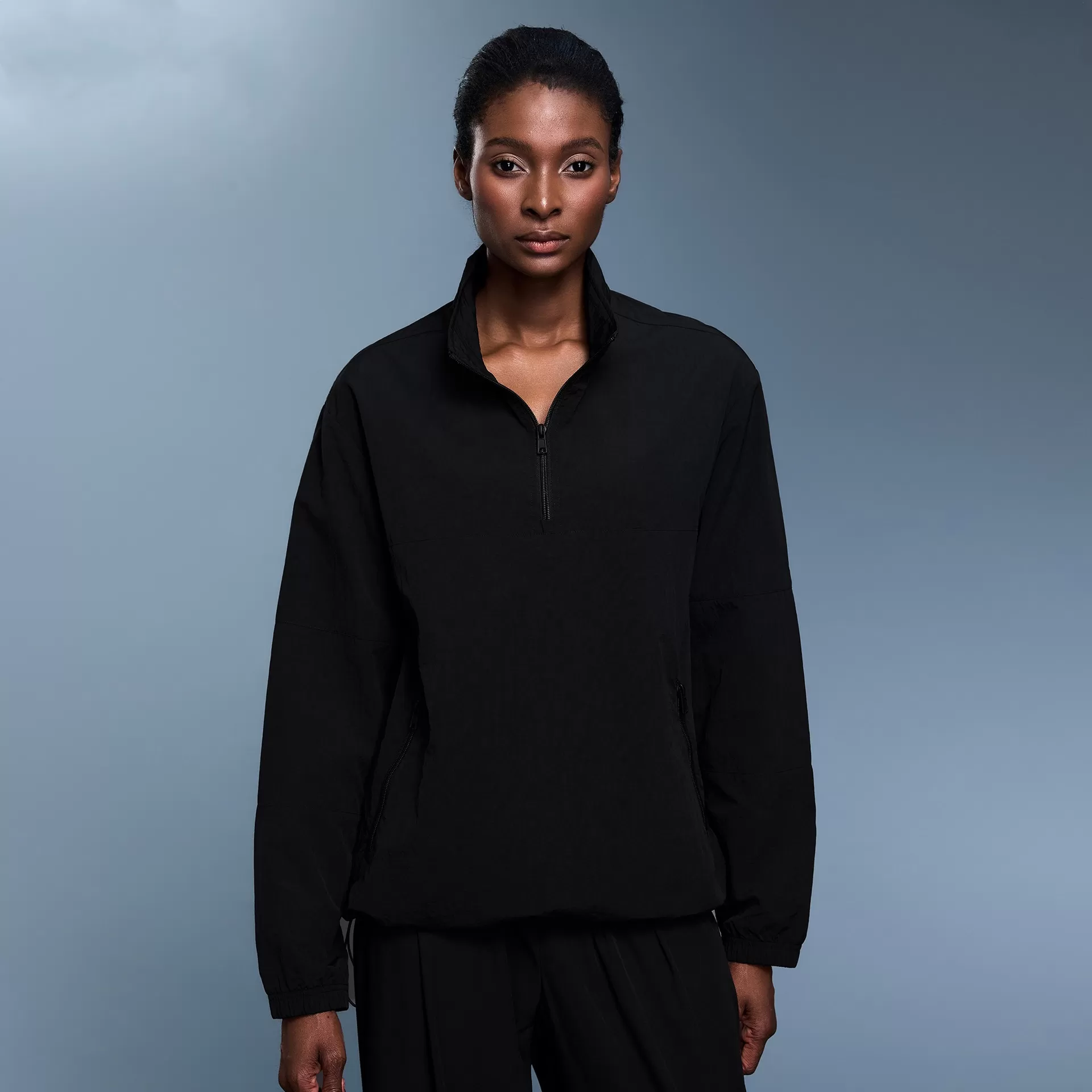 Clothing Women's Half Zipper  Sports Quick-drying Casual Training Yoga Jacket FGBD25173