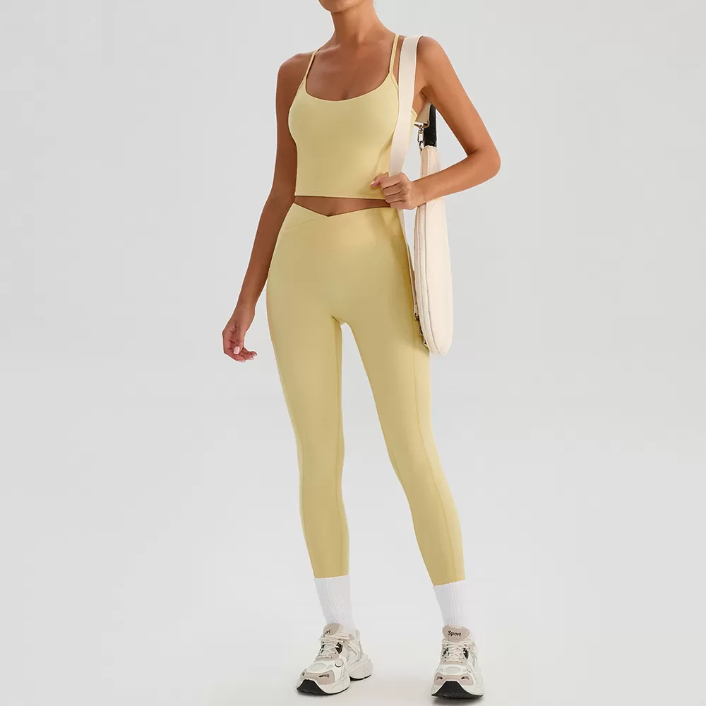 Sports Clothes Women's Athletics Fitness Yoga Wear Workout Clothing for Woman Gym Fitness Sets FGBYW572+KW441