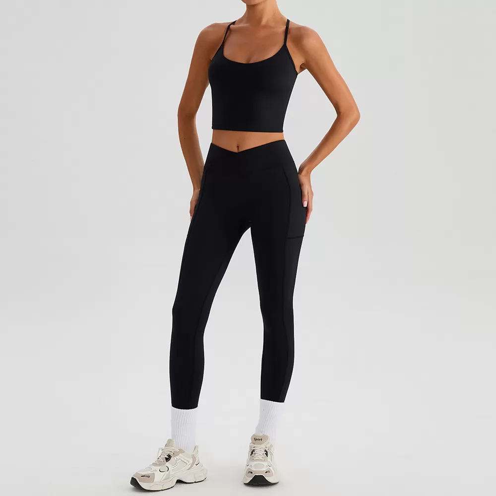 Sports Clothes Women's Athletics Fitness Yoga Wear Workout Clothing for Woman Gym Fitness Sets FGBYW572+KW441