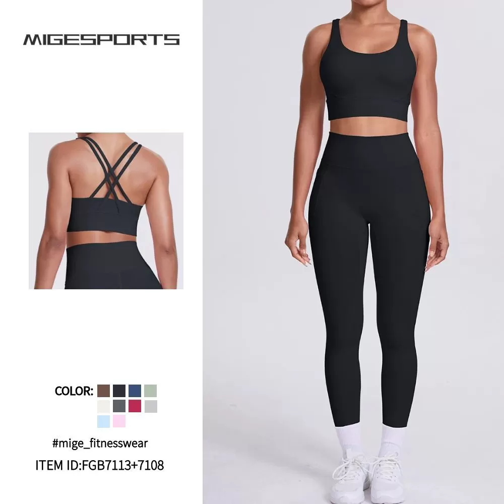 Activewear 2 Piece Set Women Gym Wear Yoga Sets Workout Sets for Women