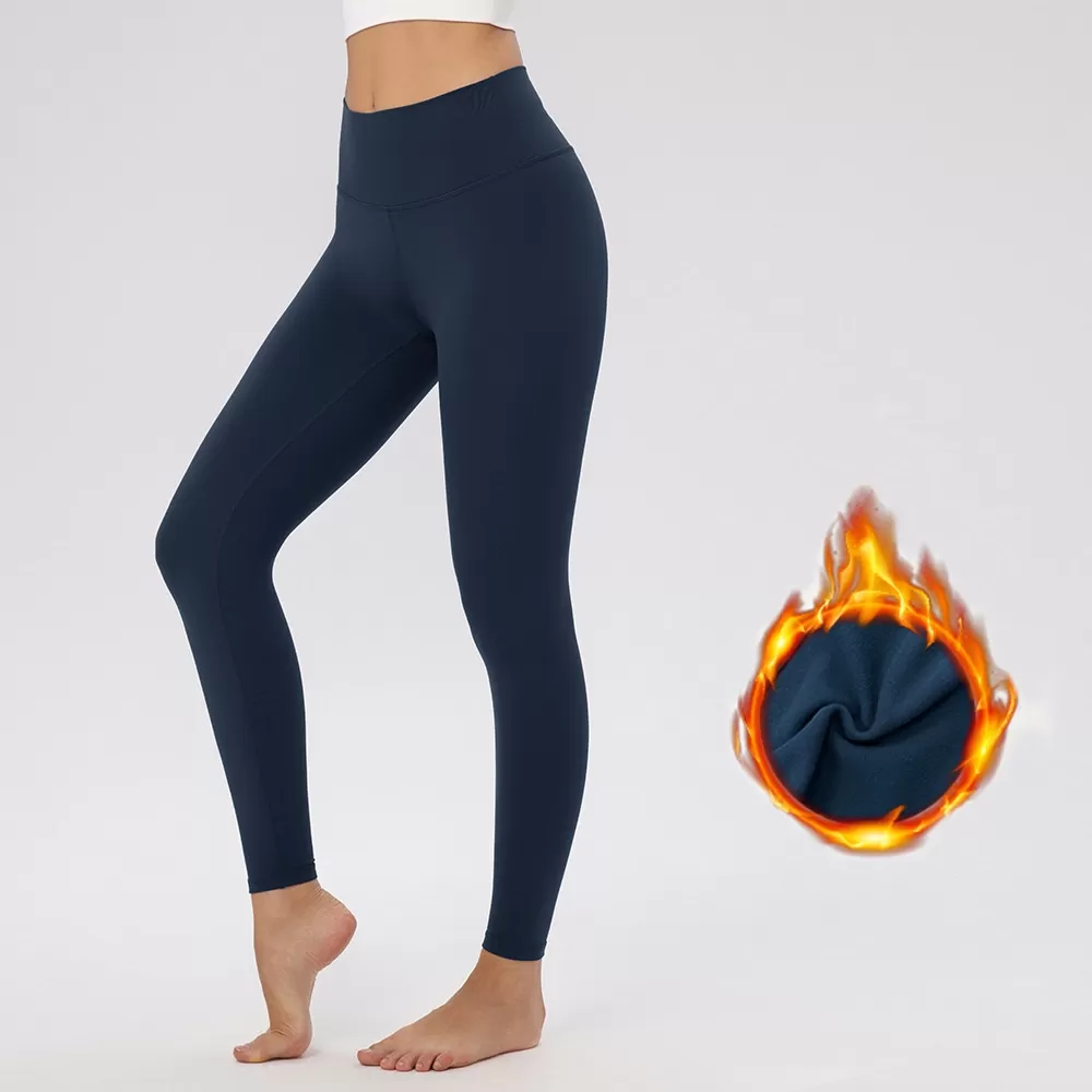 Fleece  Leggings for Women High Waisted Winter Warm Yoga Pants Workout Tummy Control Leggings FGB22383