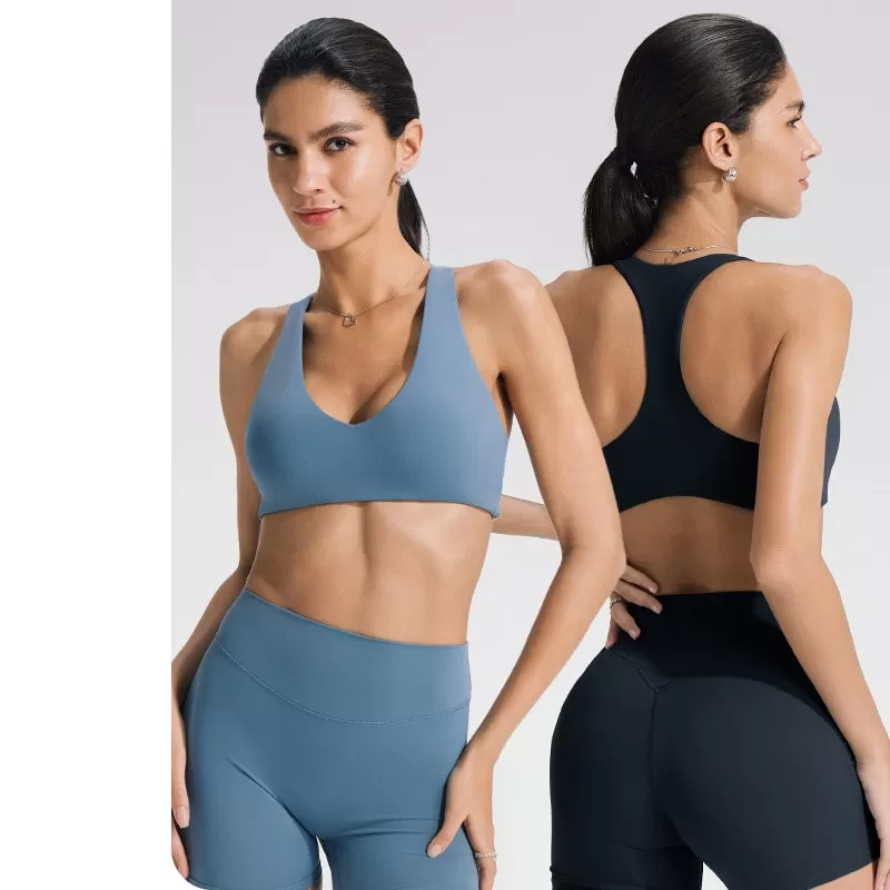 Solid Breathable Shockproof Yoga Bra Quick-Drying Running Vest Beautiful BackFGBNY1339