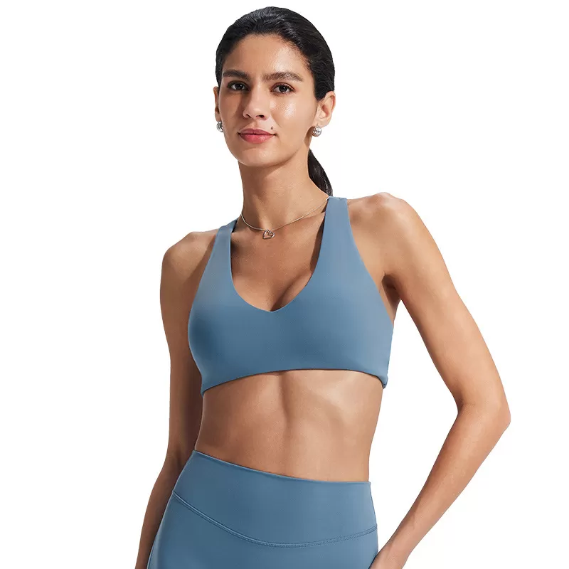 Solid Breathable Shockproof Yoga Bra Quick-Drying Running Vest Beautiful BackFGBNY1339