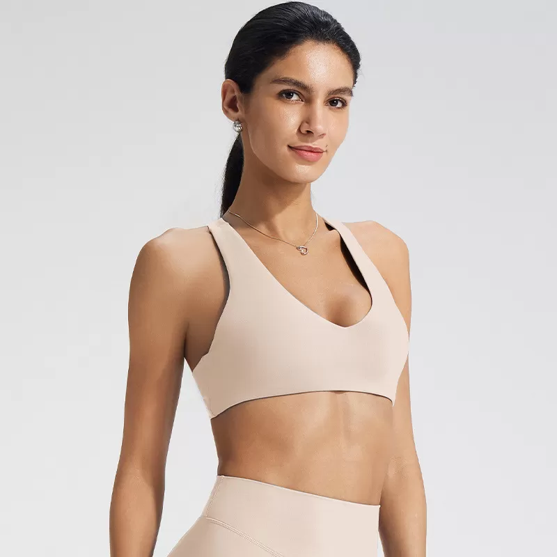 Solid Breathable Shockproof Yoga Bra Quick-Drying Running Vest Beautiful BackFGBNY1339