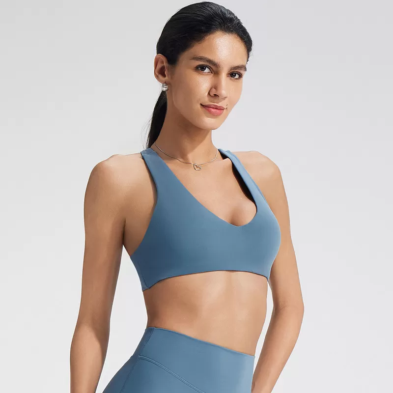 Solid Breathable Shockproof Yoga Bra Quick-Drying Running Vest Beautiful BackFGBNY1339