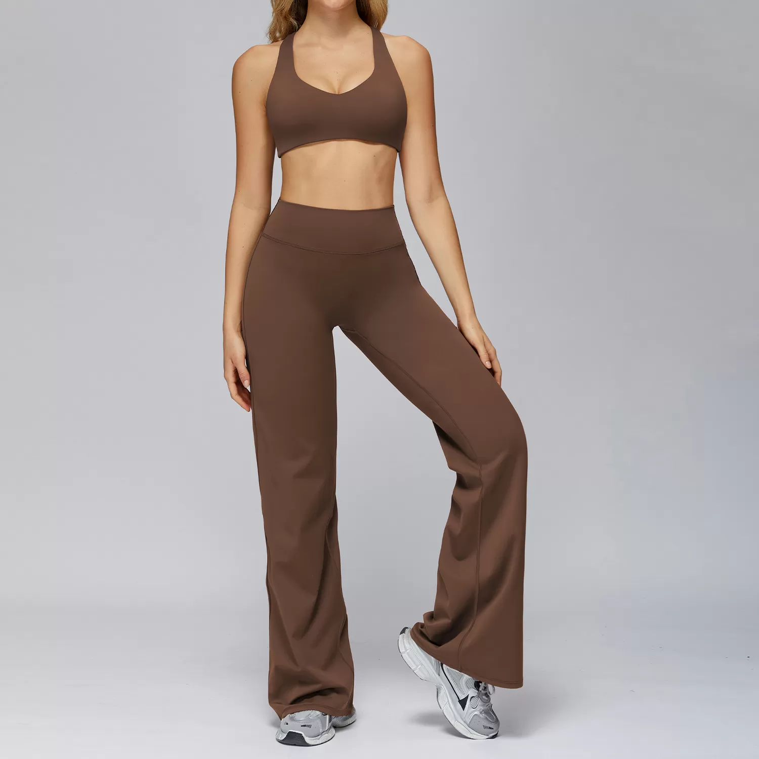 Brown bra+pants