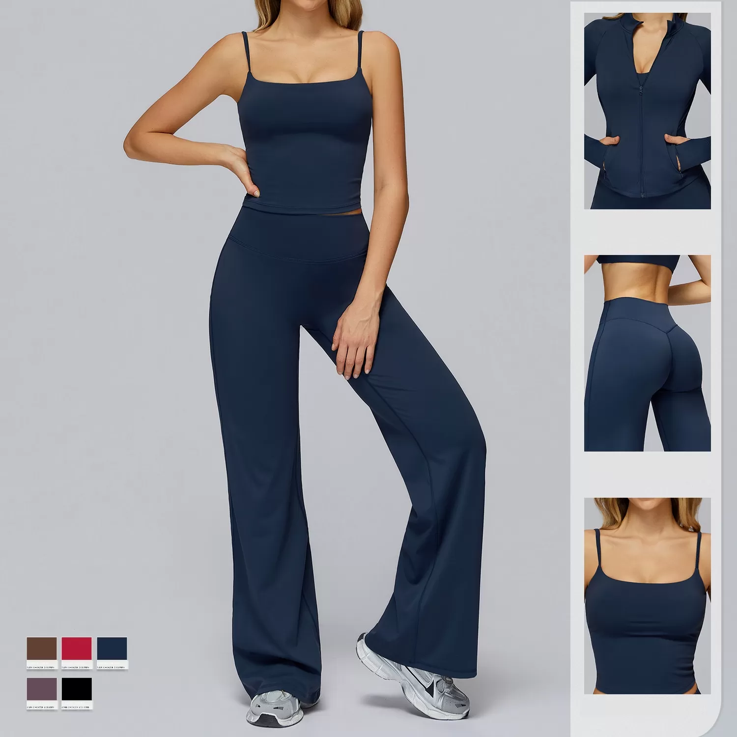 Women's High Quality Buttery Soft Popular Women Long Sleeve Gym Training Fitness Outer Wear Jackets Yoga Set FGBTZ3127