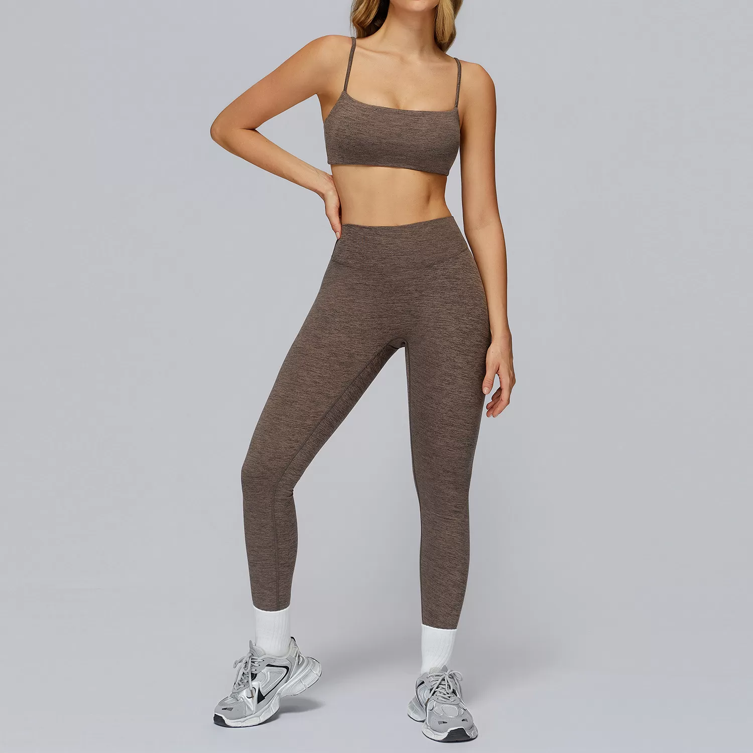 Soft Active Wear Yoga Set Sportswear Two Pieces Yoga Suit Gym Fitness Yoga Sets for WomenFGBTZ4510