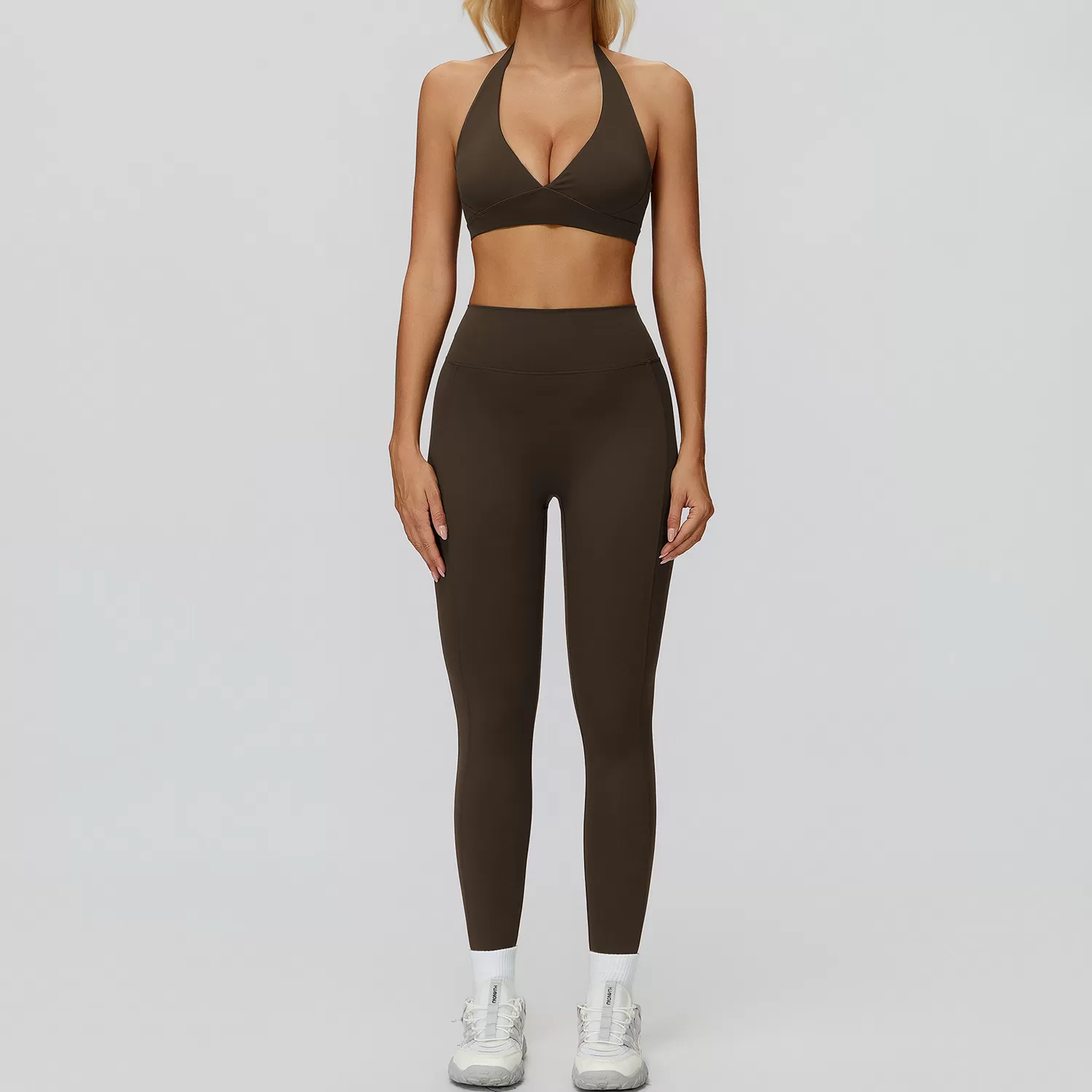 Women Yoga Set 2 Piece Workout High Quality Gym Wear for Women Yoga Set Running Fitness Yoga Set SuitFGBTZ9308