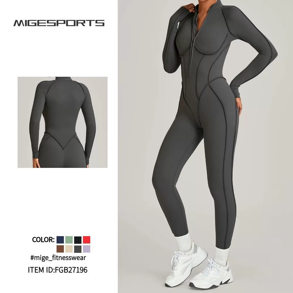 Long Sleeve Yoga Jumpsuit One Piece Sexy Women Sports Fitness Women Yoga Wear New Bodysuit Yoga Clothes for WomenFGB27196