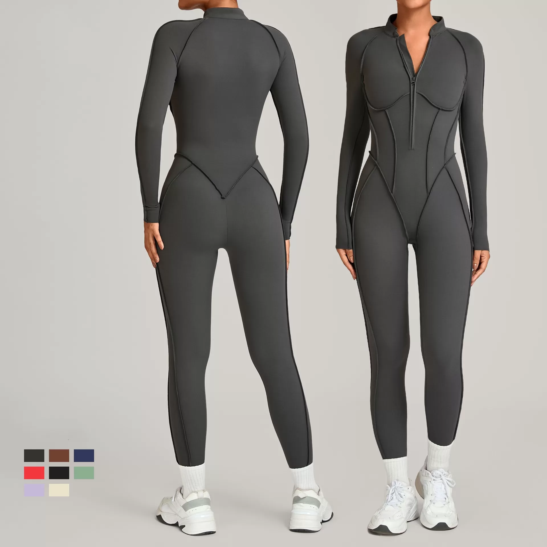 Long Sleeve Yoga Jumpsuit One Piece Sexy Women Sports Fitness Women Yoga Wear New Bodysuit Yoga Clothes for WomenFGB27196