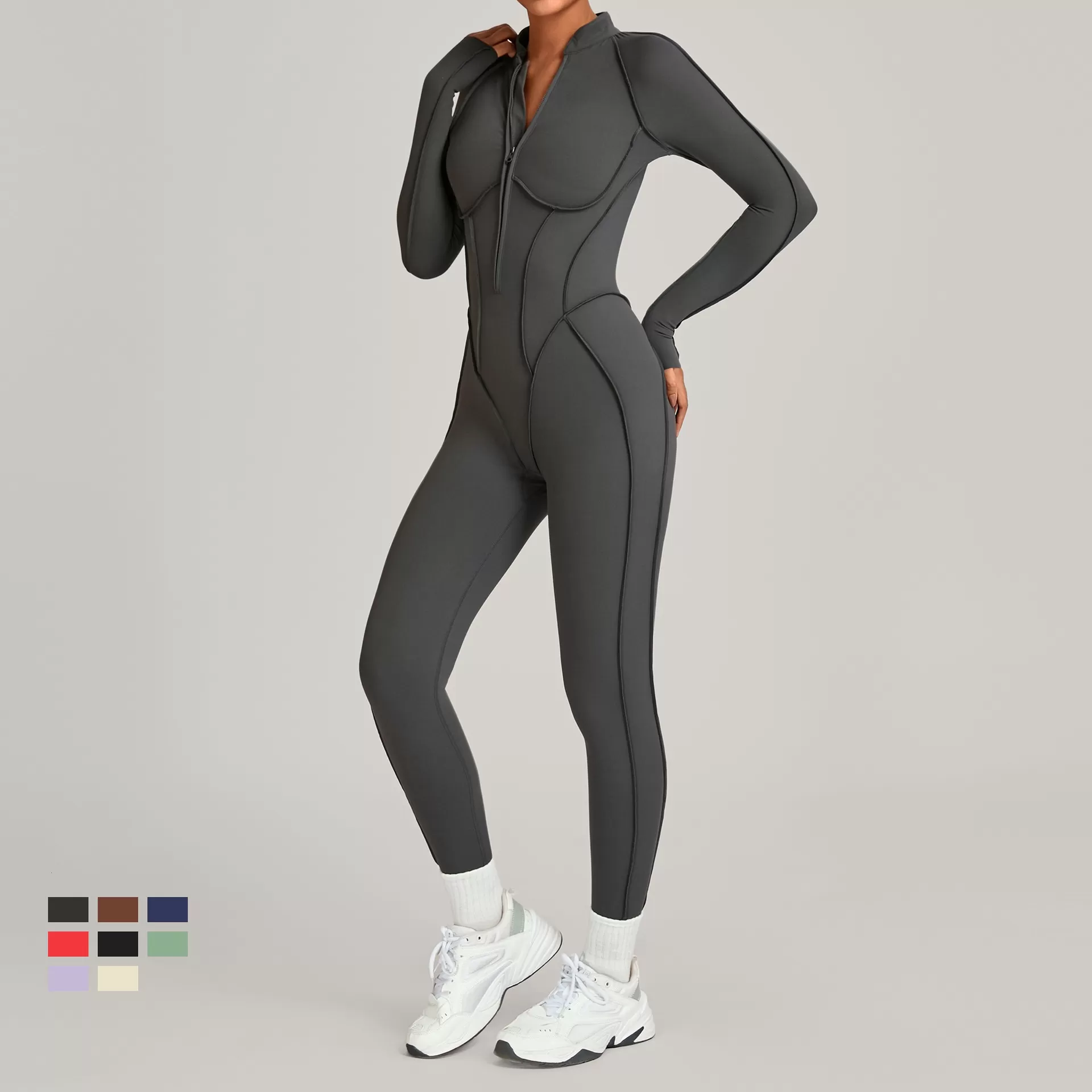 Long Sleeve Yoga Jumpsuit One Piece Sexy Women Sports Fitness Women Yoga Wear New Bodysuit Yoga Clothes for WomenFGB27196