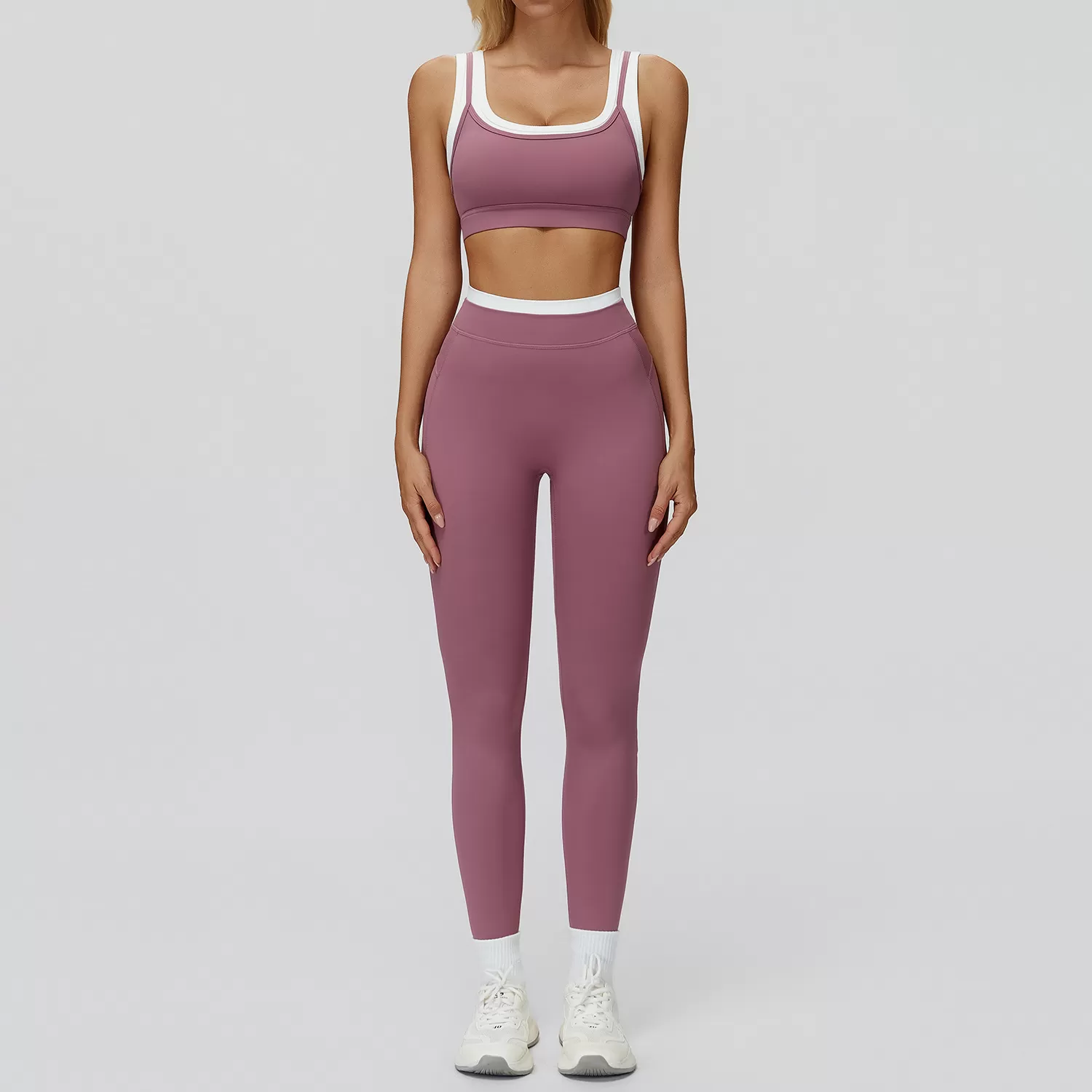 Roland purple bra+leggings