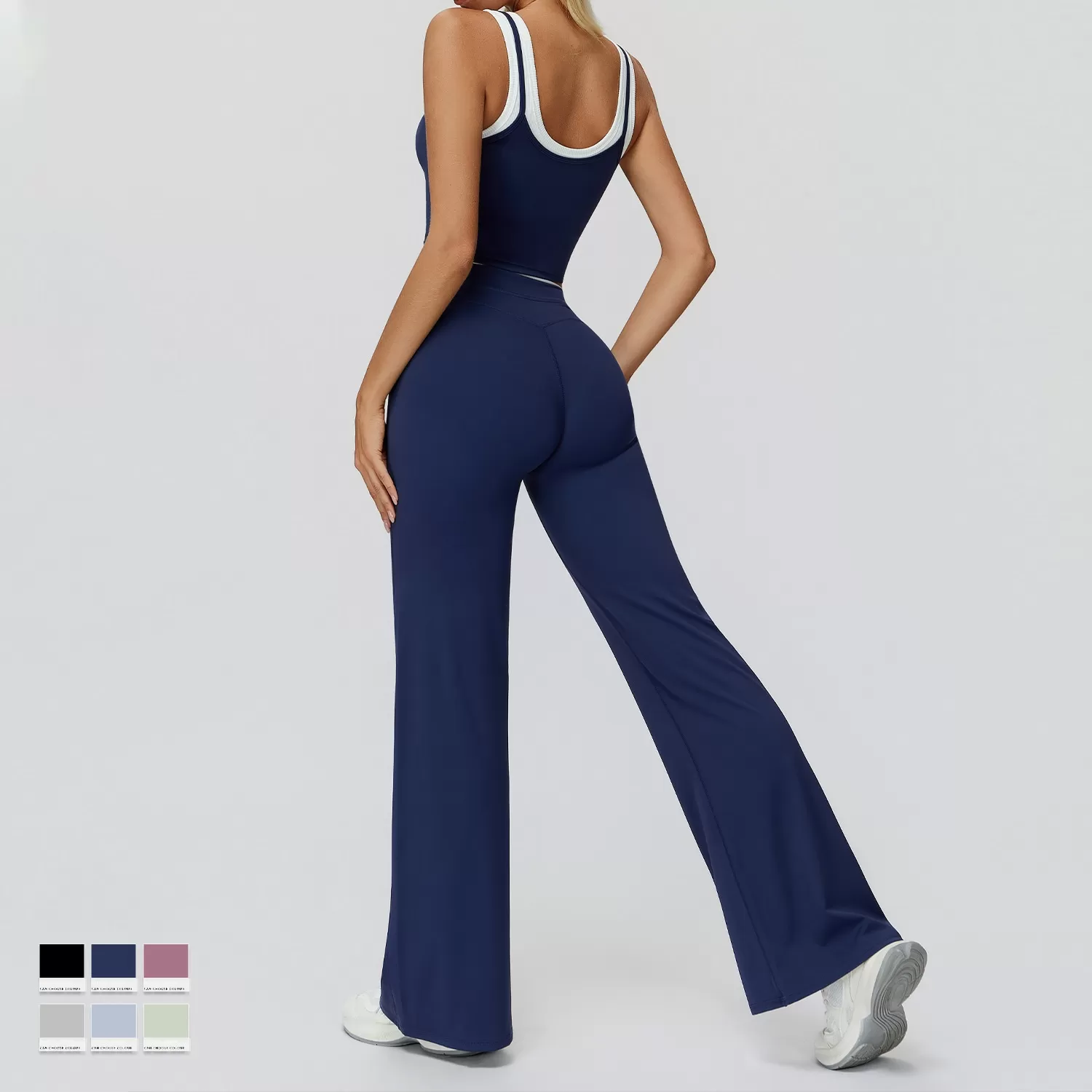 Women's Breathable Sports Bra High Waisted Fitness Yoga Pants Four Way Stretch Yoga SetFGBTZ3129