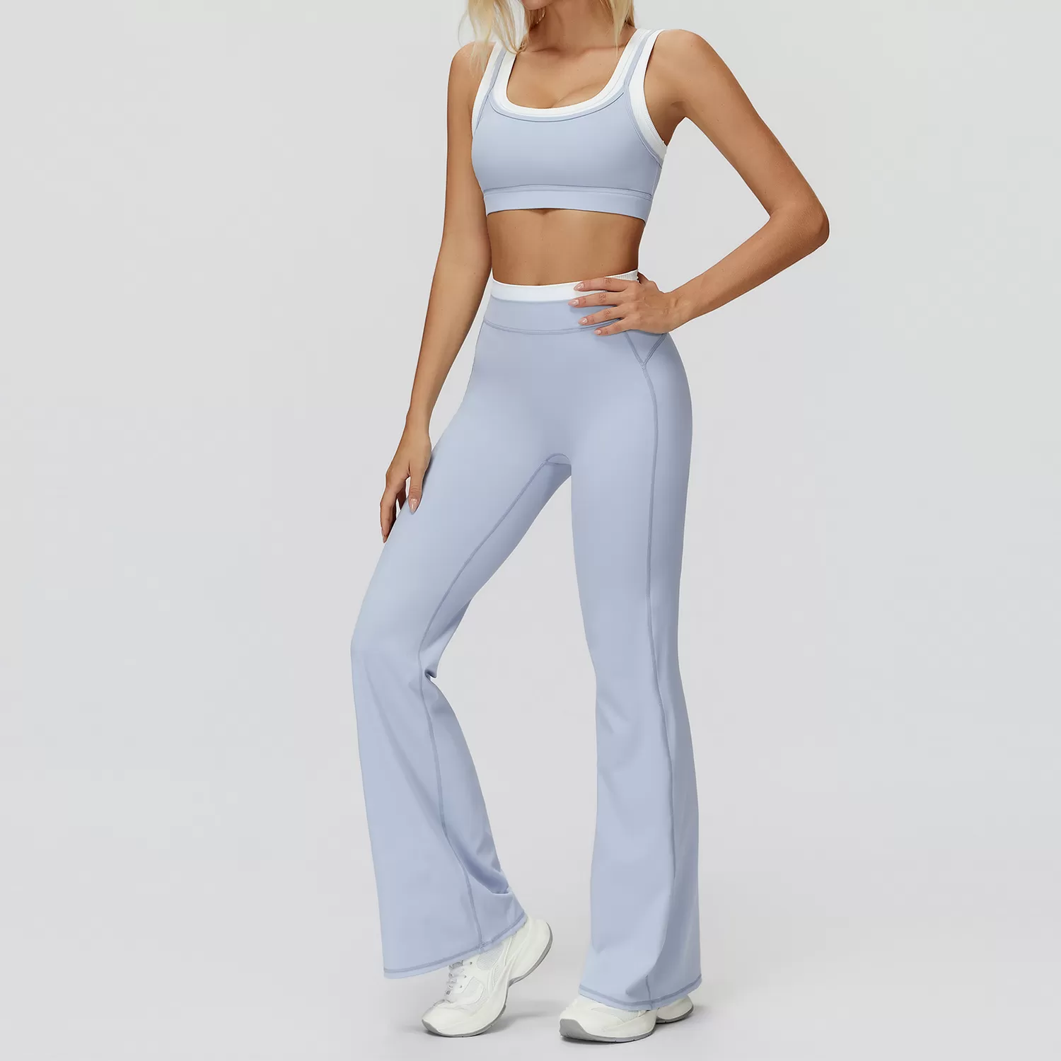Light blue bra+pants