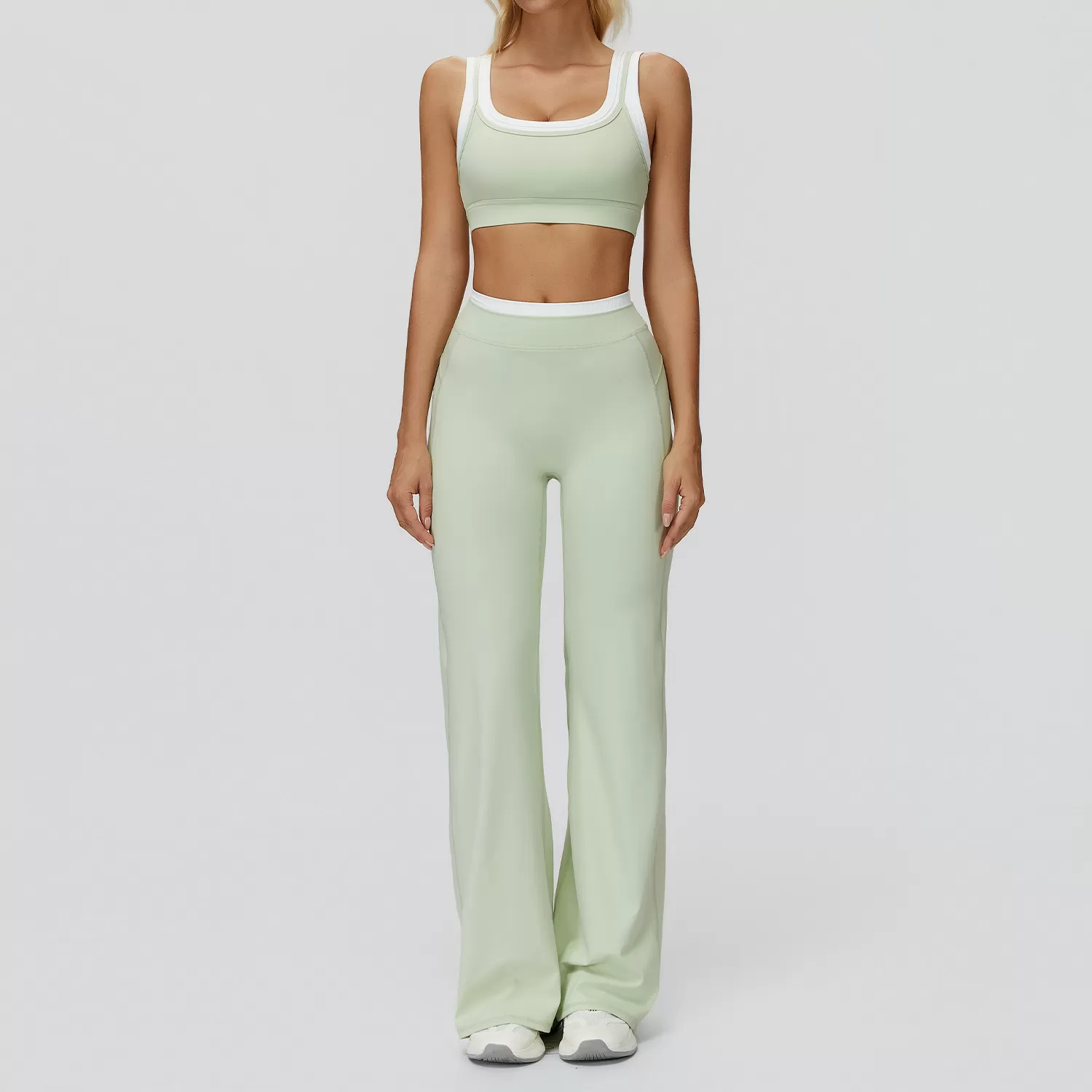 Light green bra+pants
